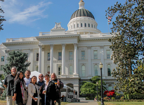 Teamsters 856 Members at the State Capitol in Sacramento.